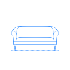 Furniture Settee Silhouette Svg Vector, Free Vectors File